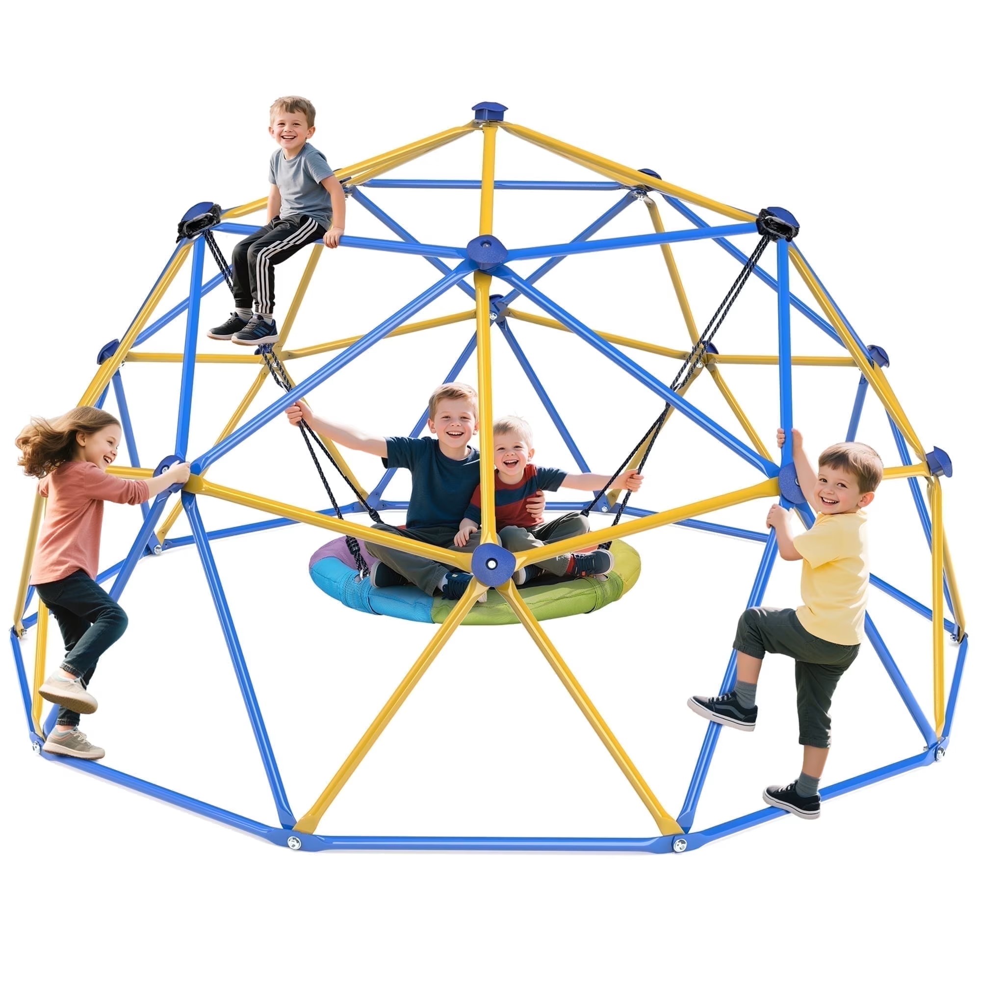 Wostoo Cúpula De Escalada Con Columpio Para Niños 3m