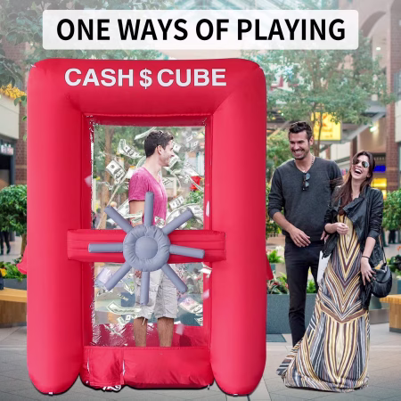 Cabina Inflable Para Atrapar Billetes