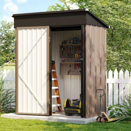 Cobertizo De Almacenamiento Exterior De 5'x 3'