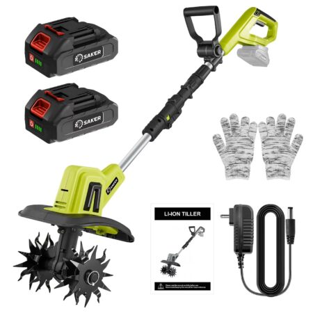 Cultivador Eléctrico Inalámbrico De 22 V Para Jardinería