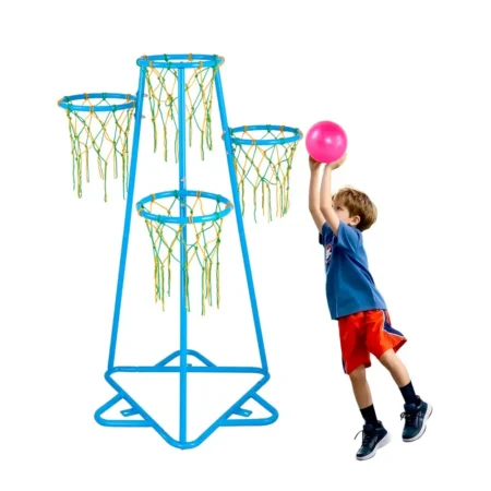 Canasta Aro Baloncesto Infantil Altura Ajustable Y 3 Pelotas