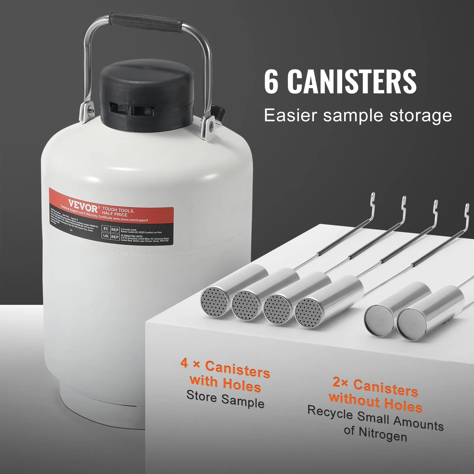 Tanque De Nitrogeno Liquido De 10 L Contenedor Criogenico - Image 5