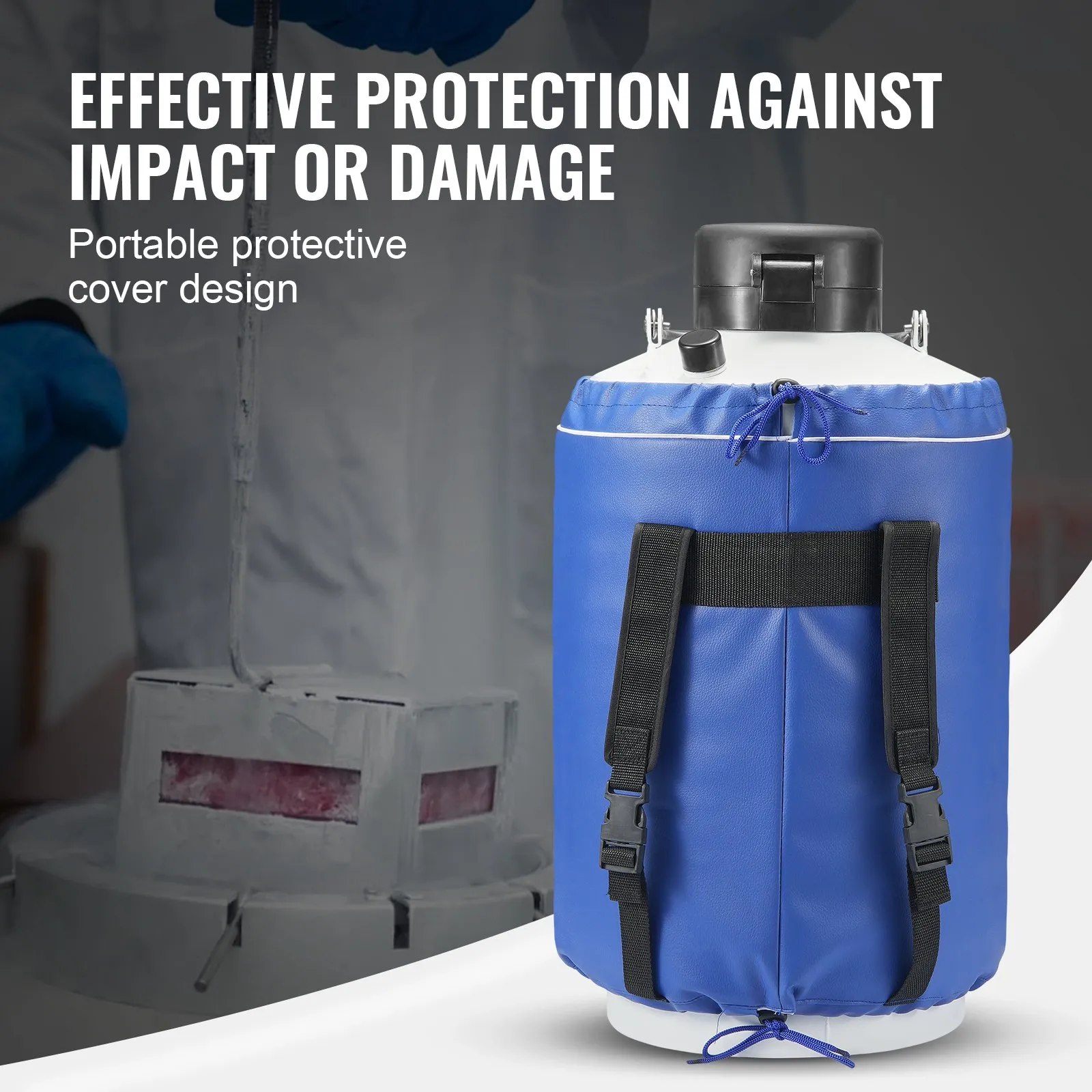 Tanque De Nitrogeno Liquido De 10 L Contenedor Criogenico - Image 6