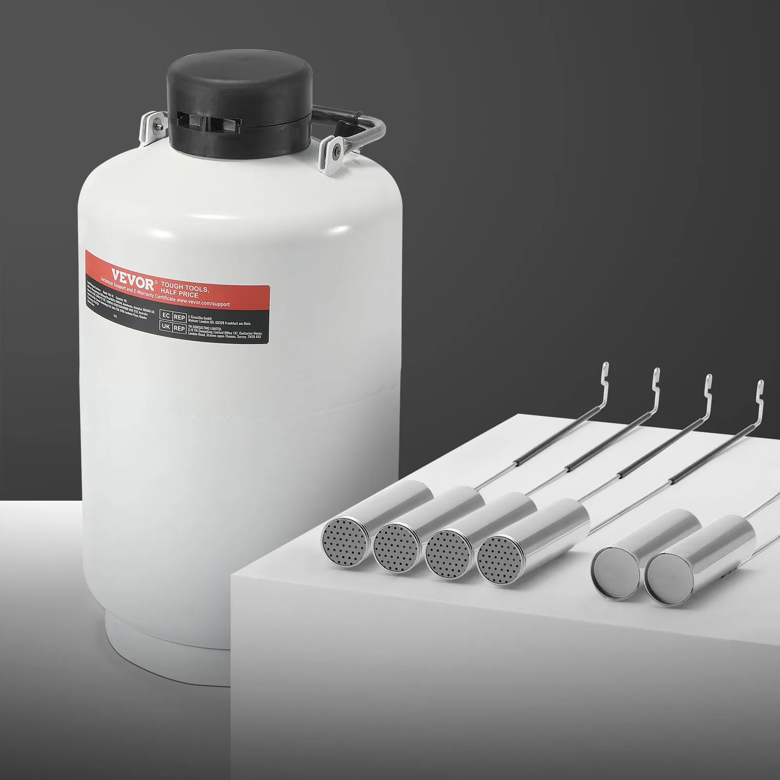 Tanque De Nitrogeno Liquido De 10 L Contenedor Criogenico - Image 9