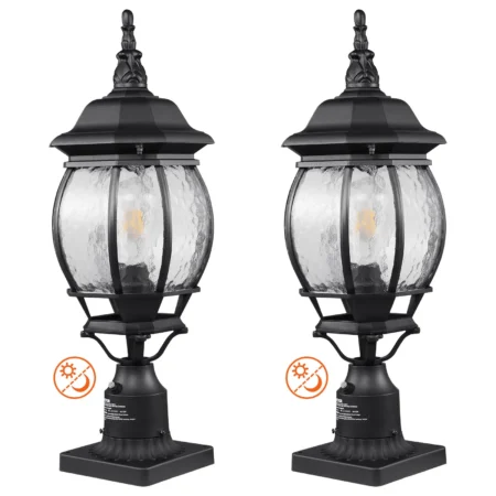 Pack De 2 Lamparas De Pared Farolas Exteriores De 53 Cm