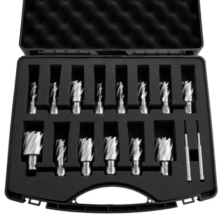 Juego De Brocas Anulares , 16 Brocas Magnéticas Con Vástago