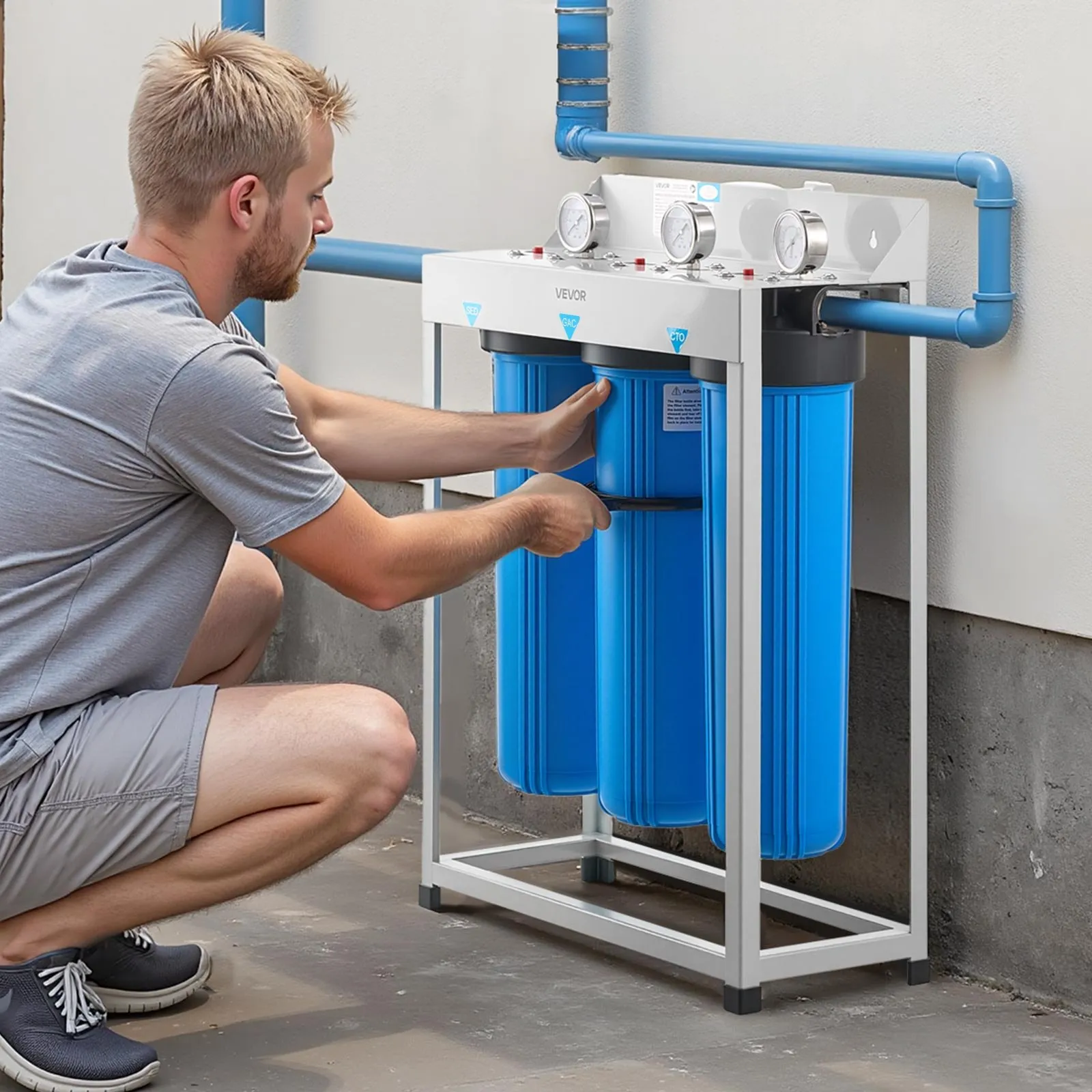 Sistema De Filtro De Agua Para Casa 3 Etapas - Image 9