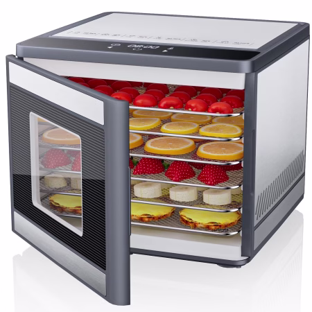 Deshidratadora Digital De Alimentos Acero Inox 6 Bandejas