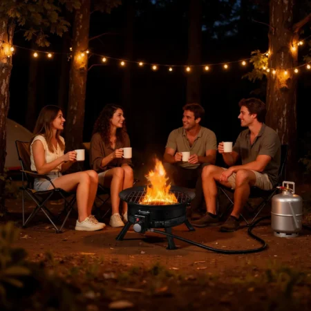 Fogata Portátil De Propano De 53000 Btu Para Exterior