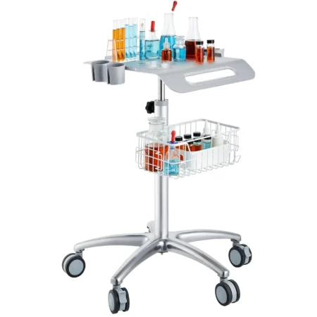 Carrito Médico Portátil Altura Ajustable