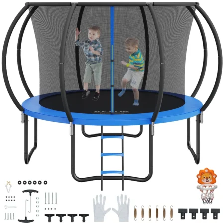 Trampolin Para Niños Adultos 3.0m Red Seguridad Y Escalera
