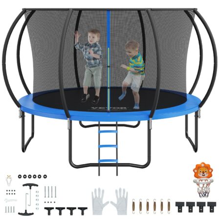 Trampolin Para Niños Adultos 3.6m Red Seguridad Y Escalera
