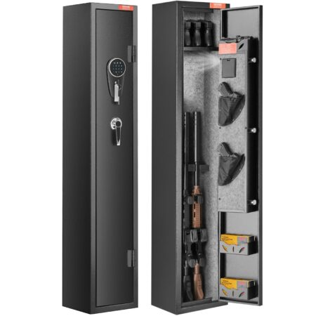 Vevor Caja Fuerte Gabinete Para 3 Rifles Pistolas Digital