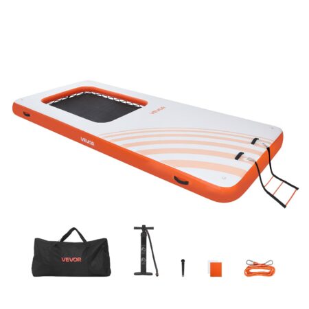 Muelle Flotante Inflable De 4,5 X 1,9 M Para Piscina