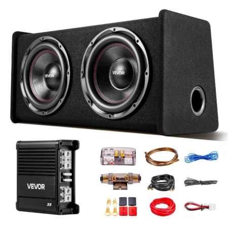 Paquete Subwoofer Y Amplificador 12 Pulg 490 W Rms.